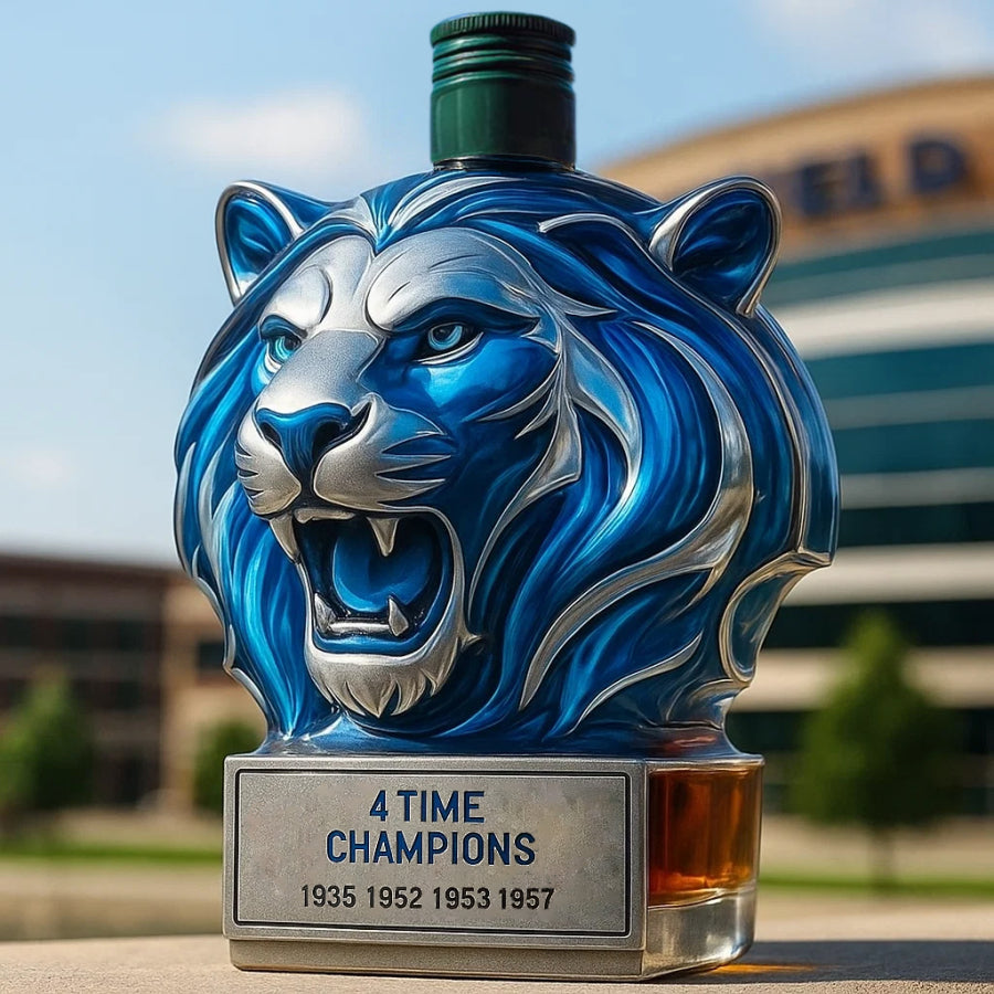 🦁Detroit Lions Whisky Bottle