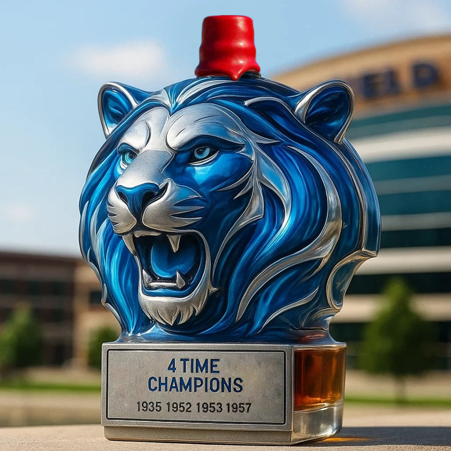 🦁Detroit Lions Whisky Bottle