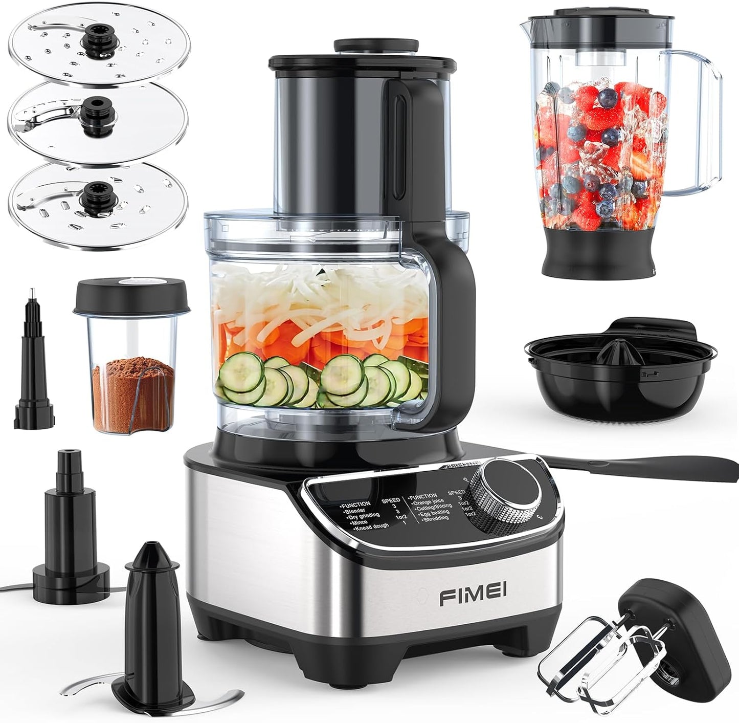🥤 1300W 10-in-1 Food Processor - Your All-in-One Kitchen Powerhouse! 🔪