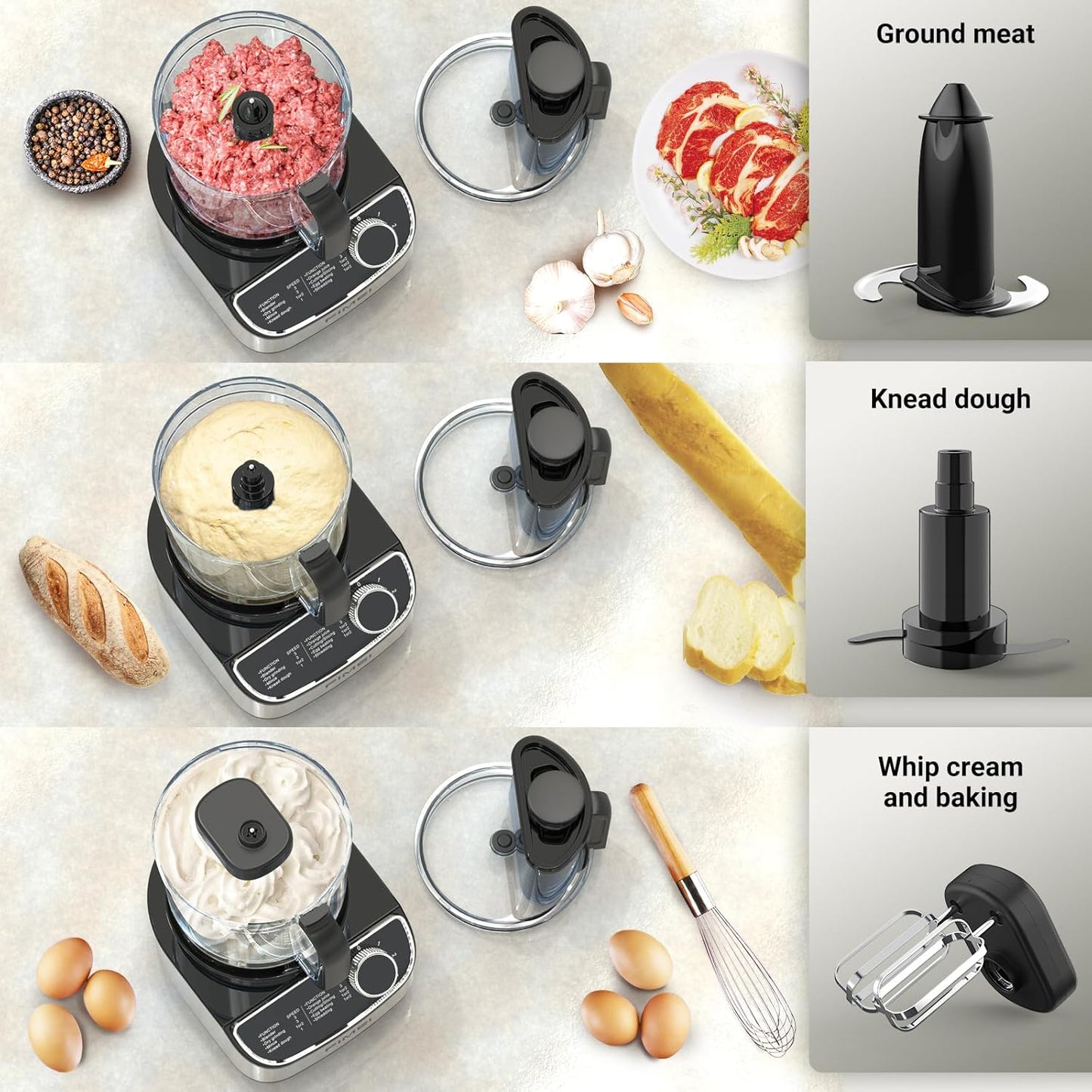 🥤 1300W 10-in-1 Food Processor - Your All-in-One Kitchen Powerhouse! 🔪