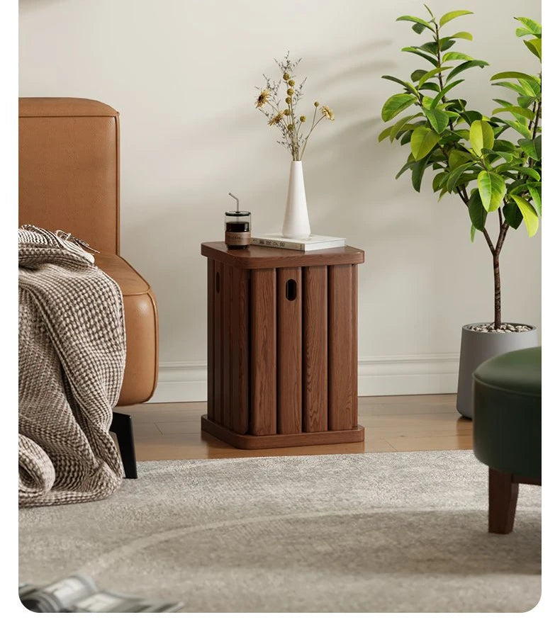 Multifunctional Wooden Side Table - Transforms into 4 Practical Stools