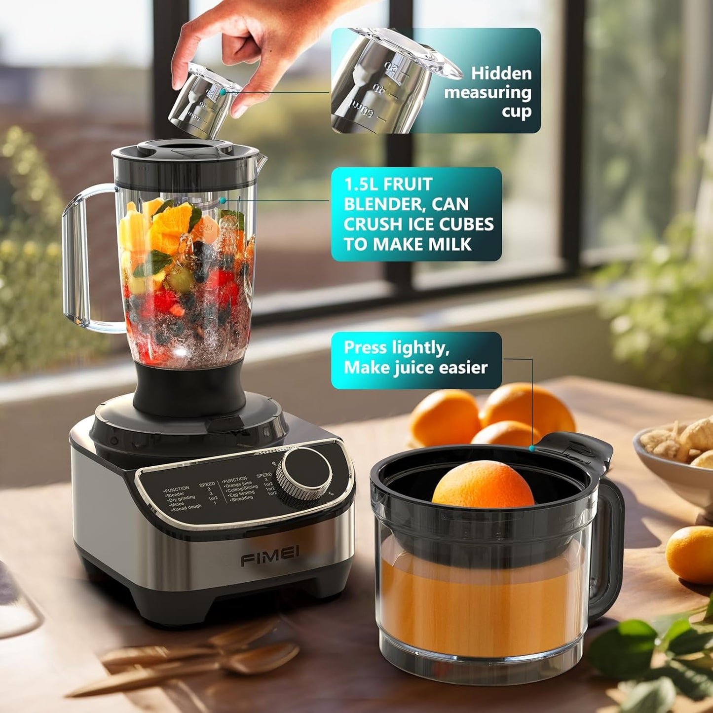 🥤 1300W 10-in-1 Food Processor - Your All-in-One Kitchen Powerhouse! 🔪