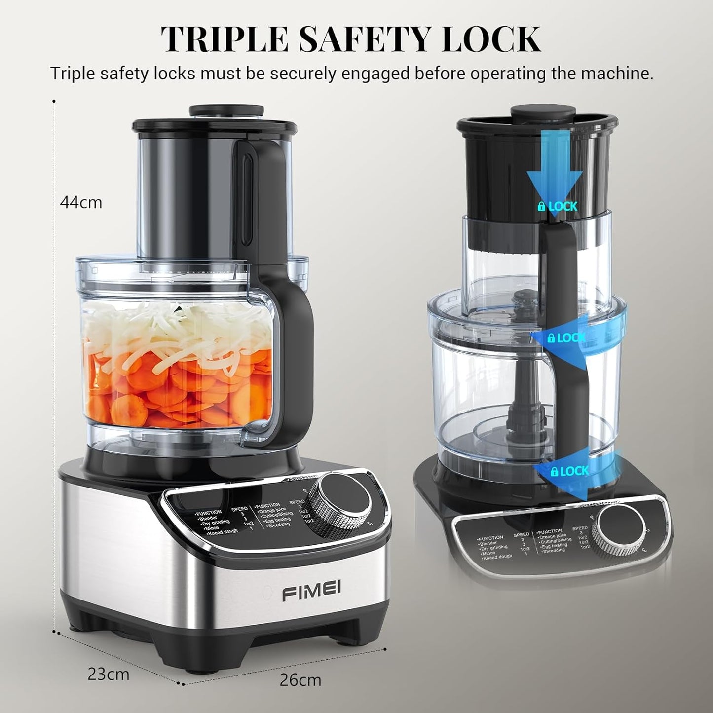 🥤 1300W 10-in-1 Food Processor - Your All-in-One Kitchen Powerhouse! 🔪