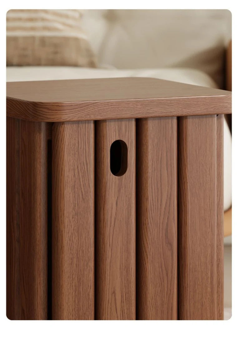 Multifunctional Wooden Side Table - Transforms into 4 Practical Stools