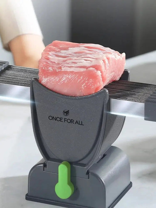 🔪 18-Blade Meat Slicer – 4-in-1 Multifunctional Kitchen Cutter 🍖⏱️